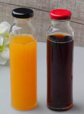饮料瓶 玻璃瓶 冷泡茶瓶 玻璃饮料瓶 木塞许愿瓶 冰桔茶瓶350ml