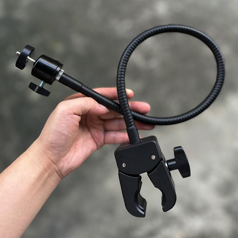 手机支架万向软管户外直播固定夹