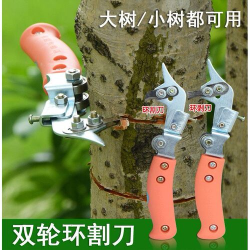 蜜柚枣树荔枝树果树环割刀苹果梨树可调节大小树可环割器环枝剪