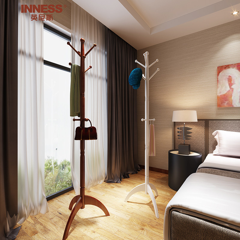 Innis originality solid wood Coat rack fashion Clothes hanger modern Simplicity coat hanger coat hanger to ground bedroom a living roomin the Residential furniture , Shelf , Coat Rack  category - from Buy2taobao.com to provide professional Taobao agent buy service