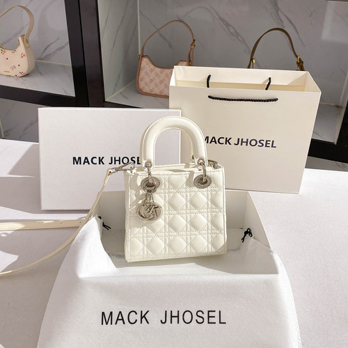 MACKJHOSEL小众设计菱格戴妃包
