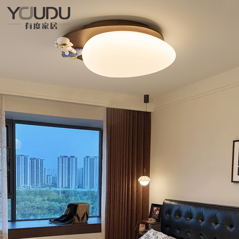 新款中古风卧室吸顶灯复古灯具