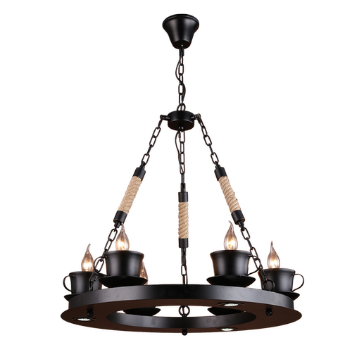 美式乡村工业复古LOFT铁艺吊灯客厅灯仿古酒吧网伽服装店灯餐厅灯