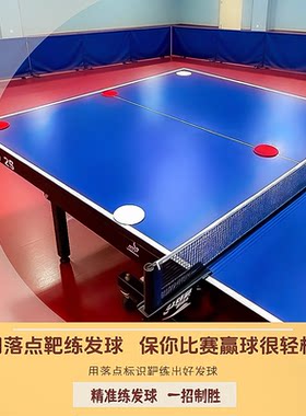 涨球秘器 乒乓球训练器 乒乓球训练用落点标识靶  练发球的好帮手