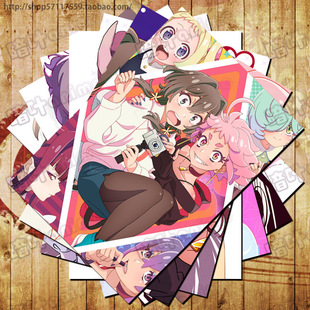 深夜PUNCH明信片海报周边卡贴动漫挂画壁画真咲 利布真夜中ぱんチ