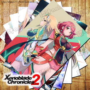 异度之刃2海报周边 明信片卡贴挂画壁画 Xenoblade Chronicles 2