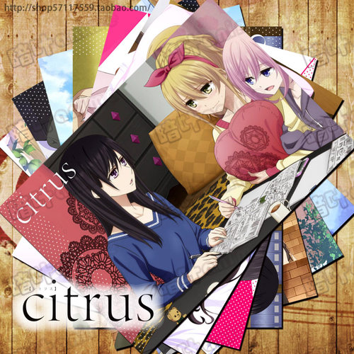 citrus柑橘味香气海报明信片