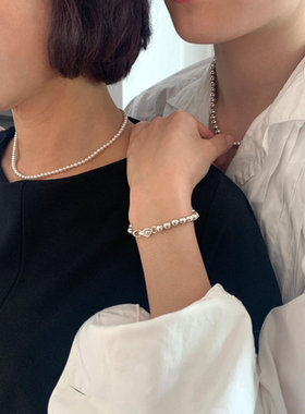 【现货】Leicozy/coldframe韩国小众日常银球手链 silverball手饰