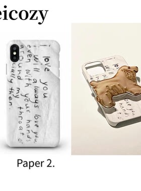 现Leicozy姜妍同款狗子支架CircleSquareShop白纸手机壳小狗支架