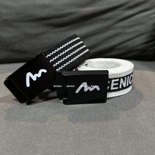 韩版皮带男女潮ins个性青年学生帆布腰带百搭简约休闲平滑扣裤带