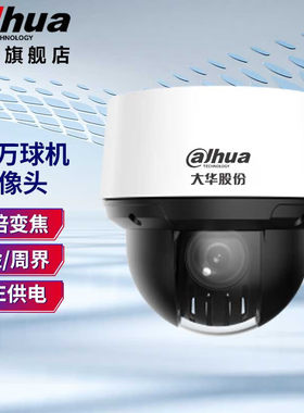 大华4寸400万POE球机全新正品