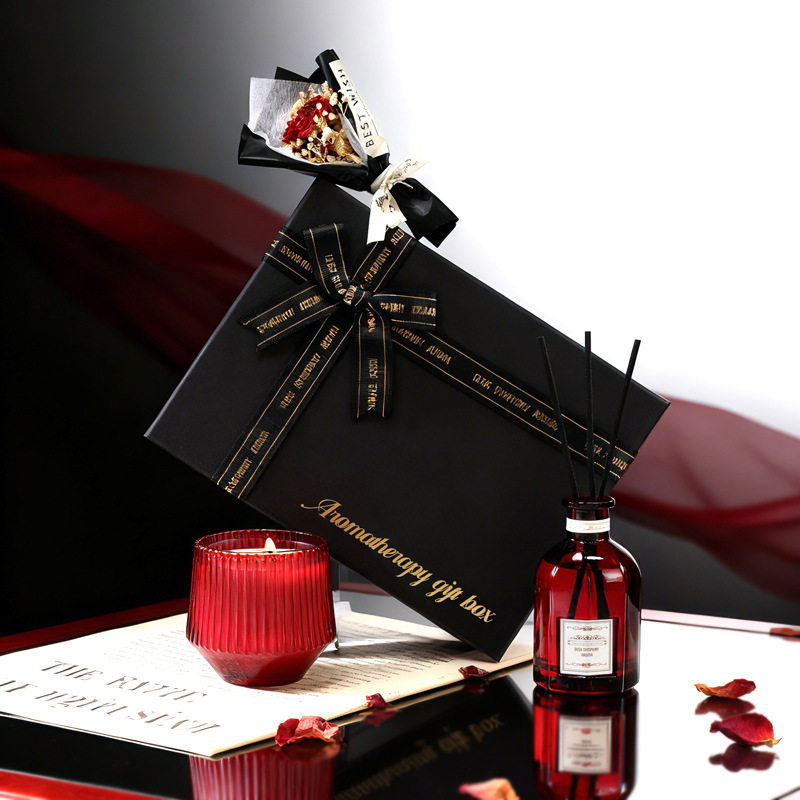 情人节香薰蜡烛礼盒室内无火香薰精油摆件高级玫瑰花香氛套盒,家居饰品,香薰礼盒,淘宝优惠券,粉丝福利购,淘宝优惠卷