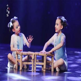 童年的夏夜舞蹈服月光演出服蒲扇谣外婆桥马儿嘟嘟骑儿时乐表演服