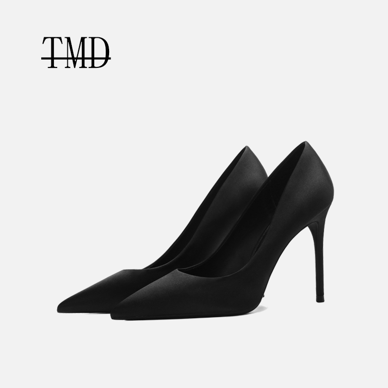 尖头细跟高跟鞋女2022年新款