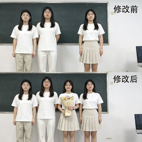 p图加人 证件照修复证件照p图
