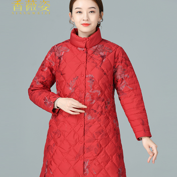 中老年轻薄羽绒服2021新款大鹅