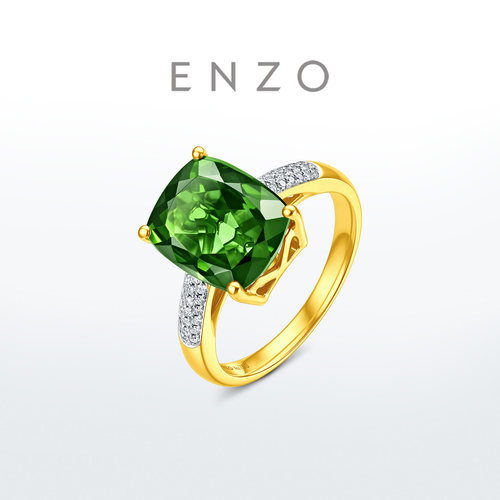 ENZO18K金碧玺钻石戒指
