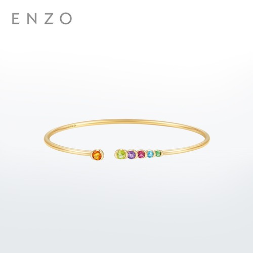 ENZO18K金多彩宝石手镯
