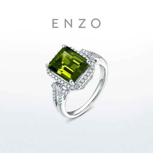 ENZO18K金碧玺钻石戒指