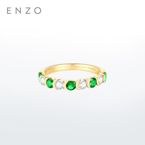 ENZO18K金沙弗莱钻石戒指