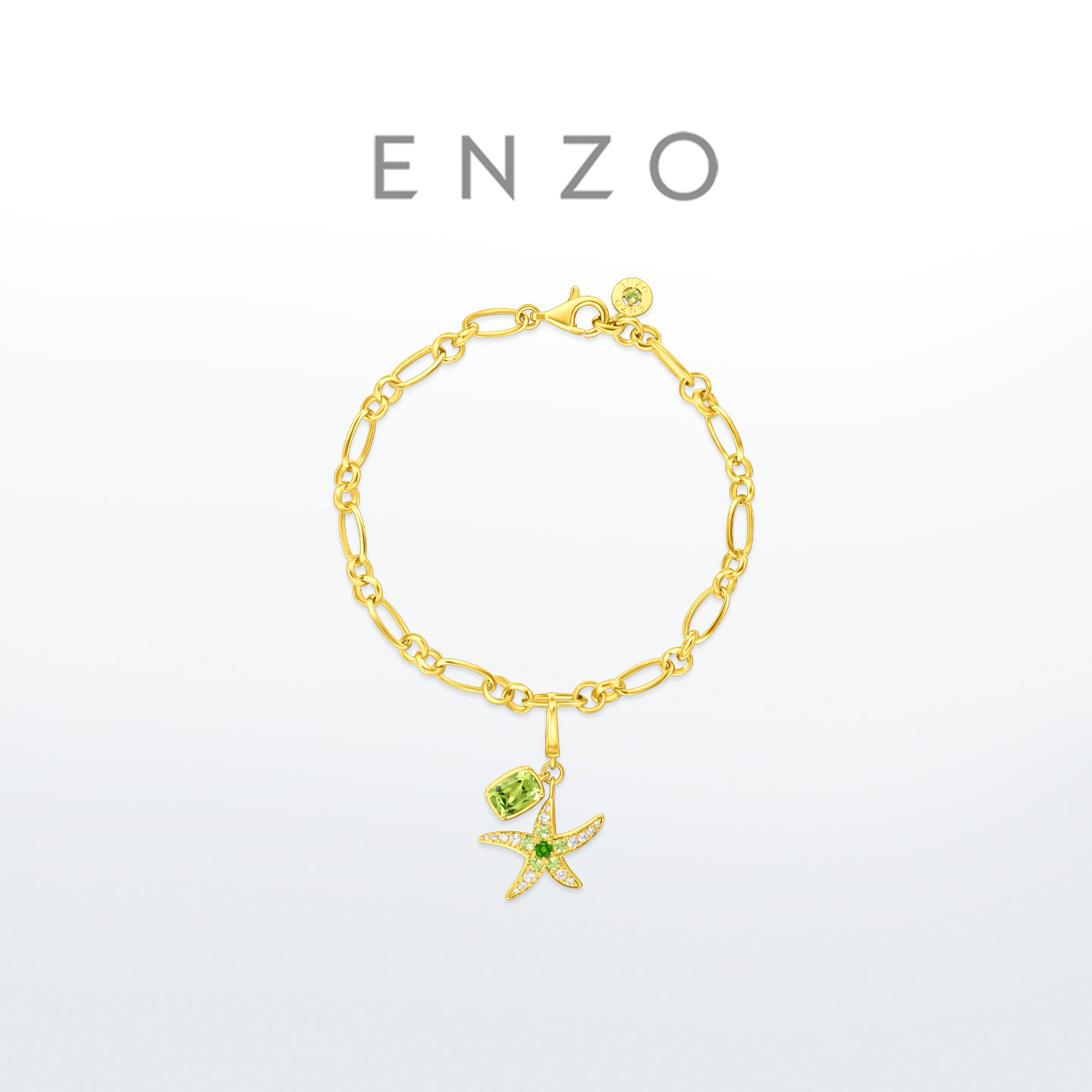 周大福ENZO碧波海星手链