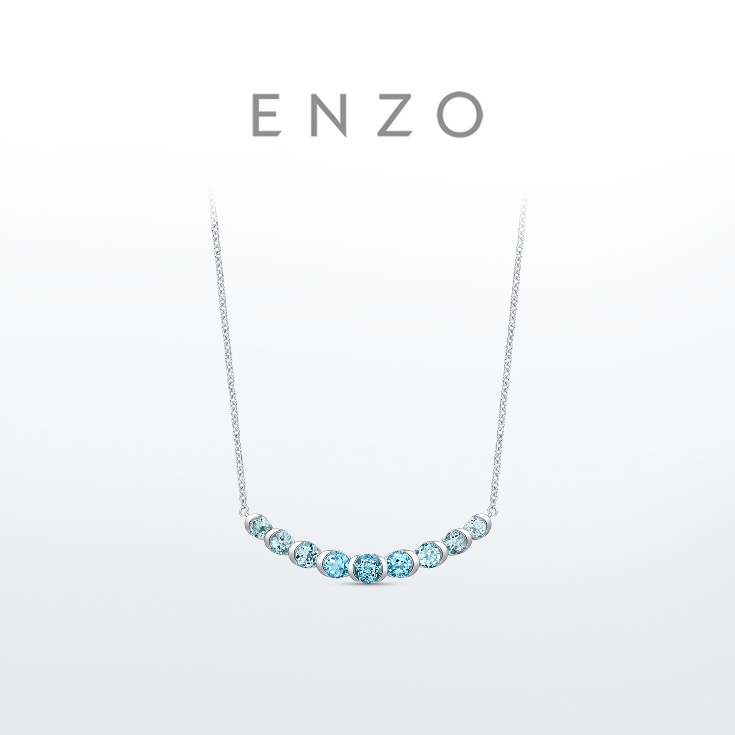 ENZO18K金托帕石项链