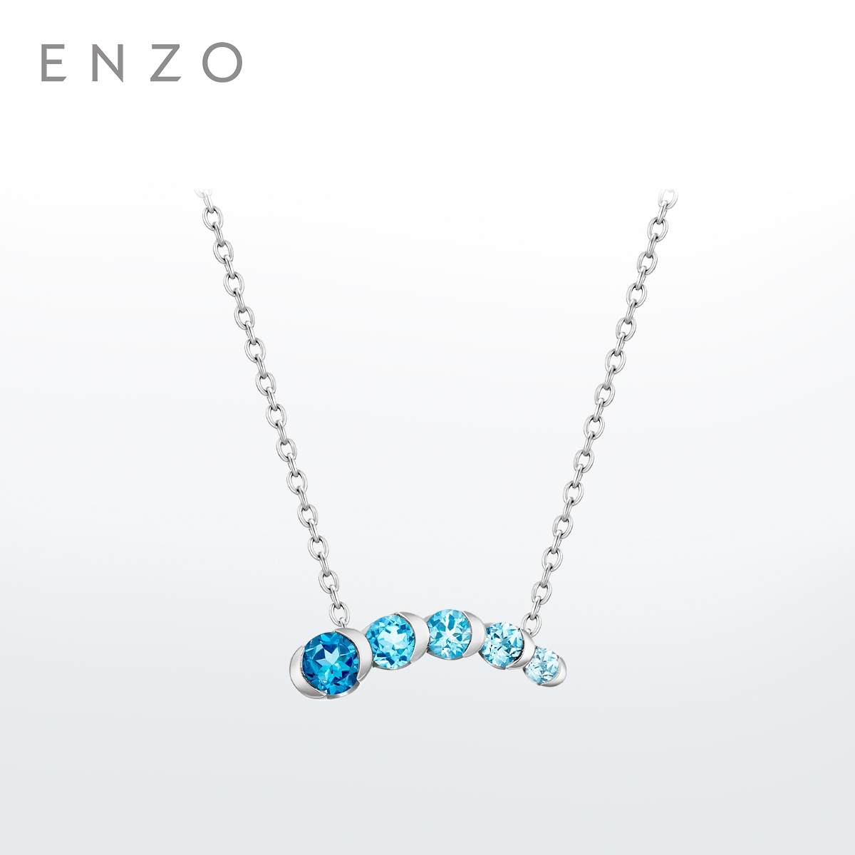 ENZO18K金多彩宝石项链