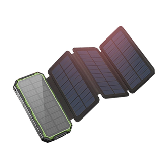 【3c认证】太阳能手摇充电宝50000毫安军工三防专用移动电源适用于苹果小米vivo华为手机通用型点烟器便携器