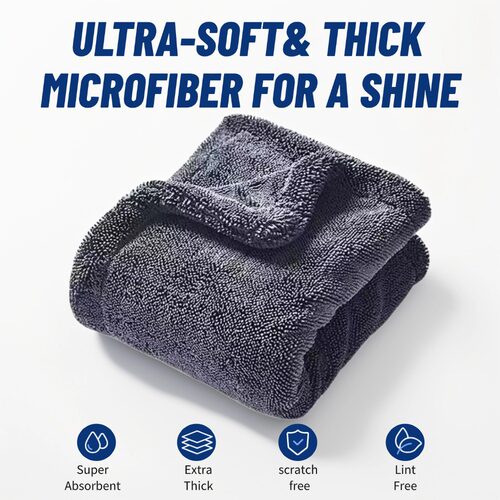 Double-Sided Twist Loop Towel, Super Absorbent Paint Safe
