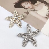 网红新款 高级立体感星星胸针女领针西服大衣胸花西装 外套别针配饰