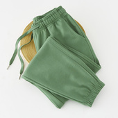 100%舒适棉卫裤 高品质不起球 休闲运动裤 女士宽松束口裤 秋冬美式