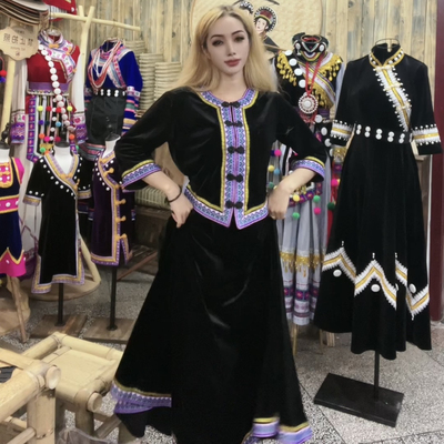 傈僳族服装服饰配饰 私人高端定制版 民族服装服饰批发 正品
