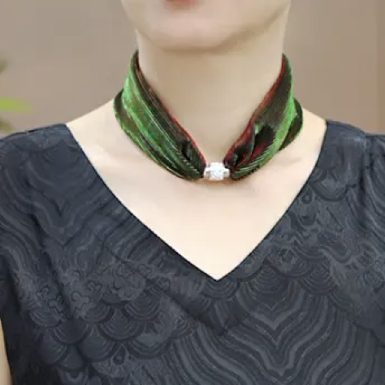 夏季渐变色韩版女遮颈纹纱巾丝巾