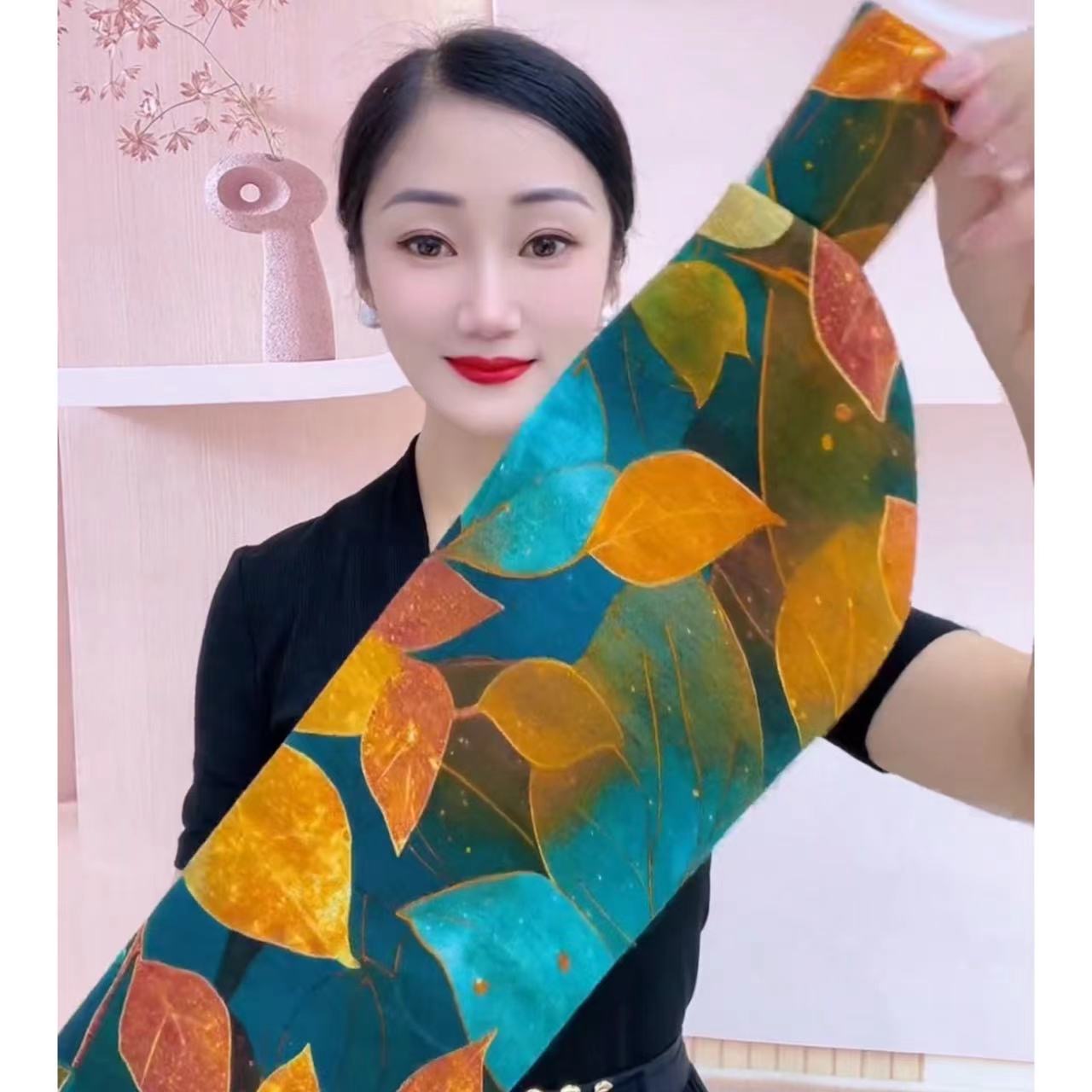 新款百搭时尚懒人护颈长巾耳朵巾秋冬气质围巾春秋保暖围脖小领巾