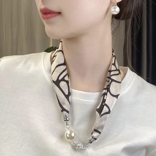 欧丝绣丝巾磁力扣女围脖
