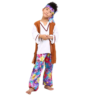 骗子演出服装 cos儿童皇帝的新装表演衣服化妆舞会课本剧舞台剧