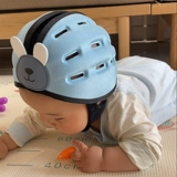 Детский шлем для ползания, безопасный дышащий противоударный бортик, защита головы, защита при падении, учит ходить