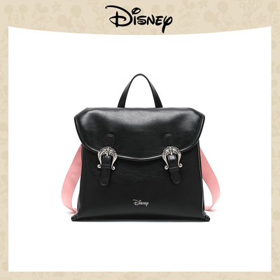 Disney/迪士尼2025上新 时尚简约通勤百搭双肩包DSN-3704K黑色
