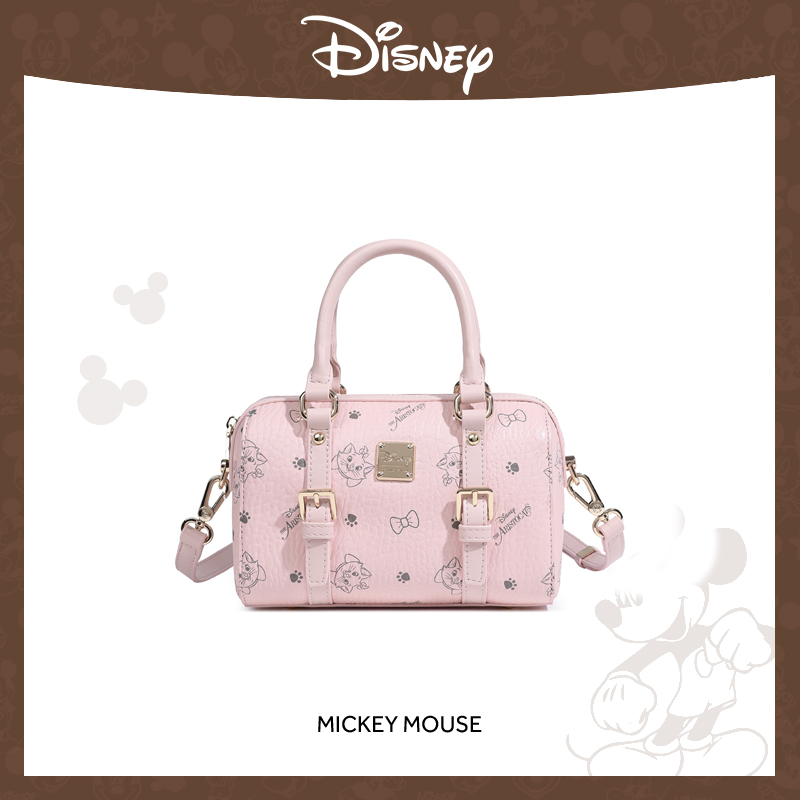 迪士尼轻奢时尚玛丽猫主题手提枕头包包女式2025新款单肩斜跨包
