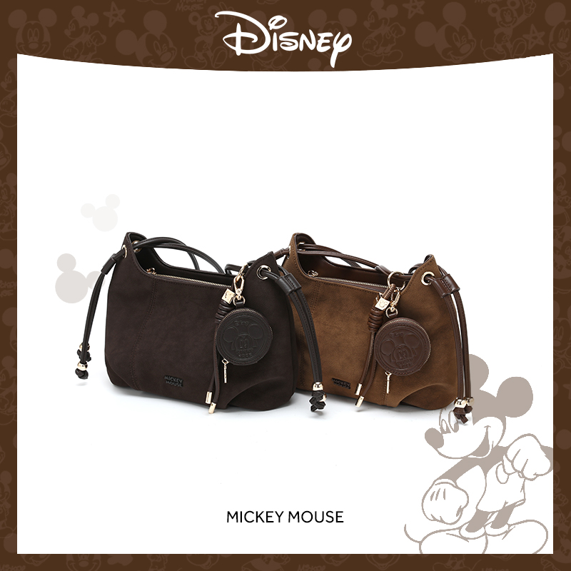 迪士尼2025上新时尚单肩百搭手提包DSN-8755T巧克力色