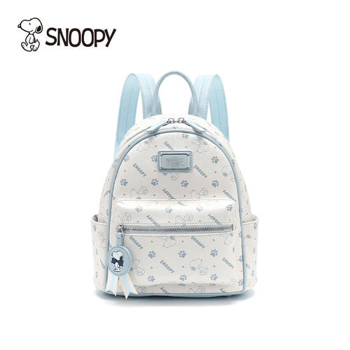 Snoopy史努比女包蓝色小清新背包轻便旅游学生包包日常百搭双肩包