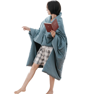 汽车抱枕被子两用纯棉毛毯办公室午睡神器车内车载午休毯子二合一