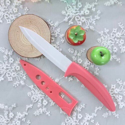 利瓷5寸切菜刀厨房送刀套削皮刀