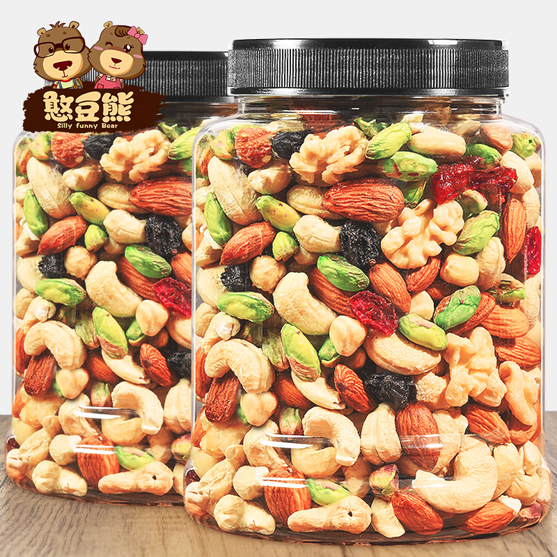 500g罐装综合果仁每日坚果
