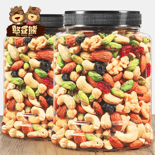 500g罐装综合果仁每日坚果