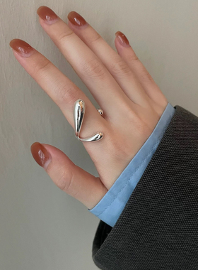 小众设计开口戒指女轻奢高级感独特个性时尚食指戒指2025新款爆款