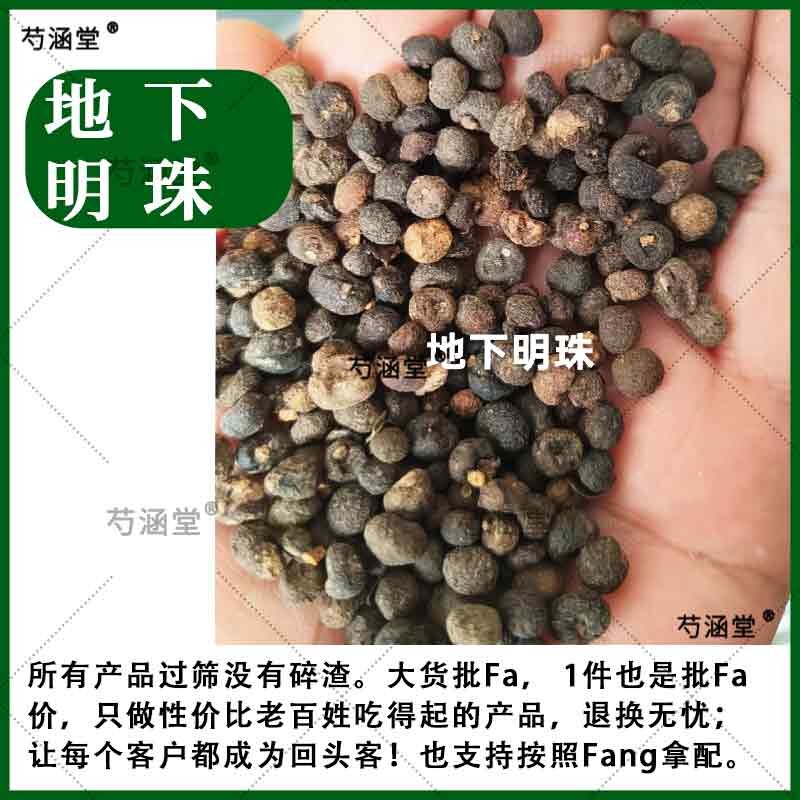 地下明珠干货落地珍珠铁秤锤一粒金丹陈伤子吊石草茅膏菜根中药材