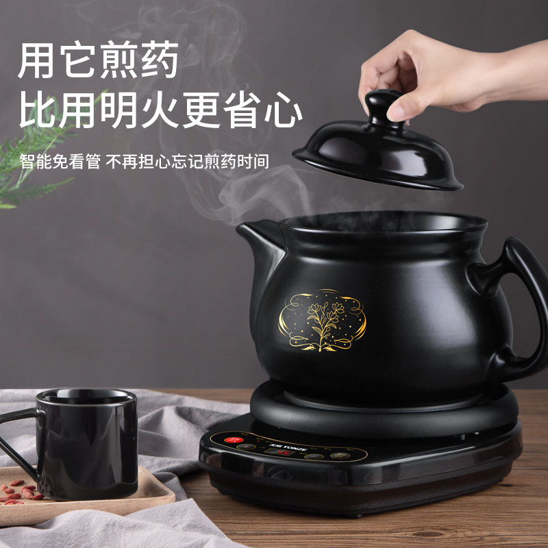 天际中药电煎药壶全自动熬药电砂锅家用药罐养生壶煮煲中医药壶3l