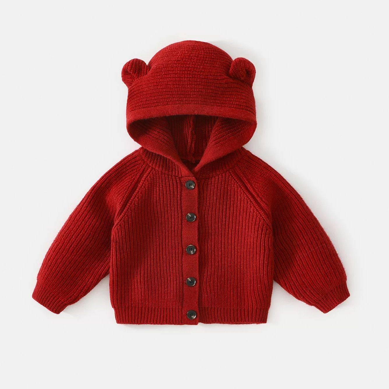 童装2026秋装单排扣男童女童连帽毛衣中性宝宝开衫外套儿童毛线衣,童装/婴儿装/亲子装,毛衣/针织衫,淘宝优惠券,粉丝福利购,淘宝优惠卷