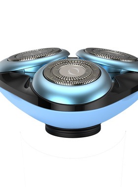 HATTEKER HT-903电动剃须刀刮胡刀磁吸3刀头备用刀头整体刀头配件